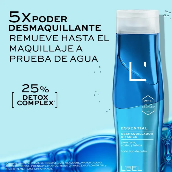 Loción Desmaquillante Bifásica Remueve Maquillaje a Prueba de Agua 125 ml