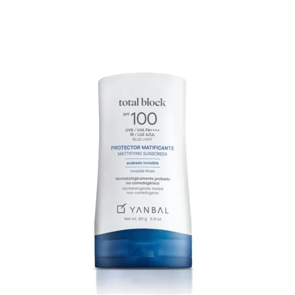 Total Block Protector Solar Matificante SPF 100, 80g