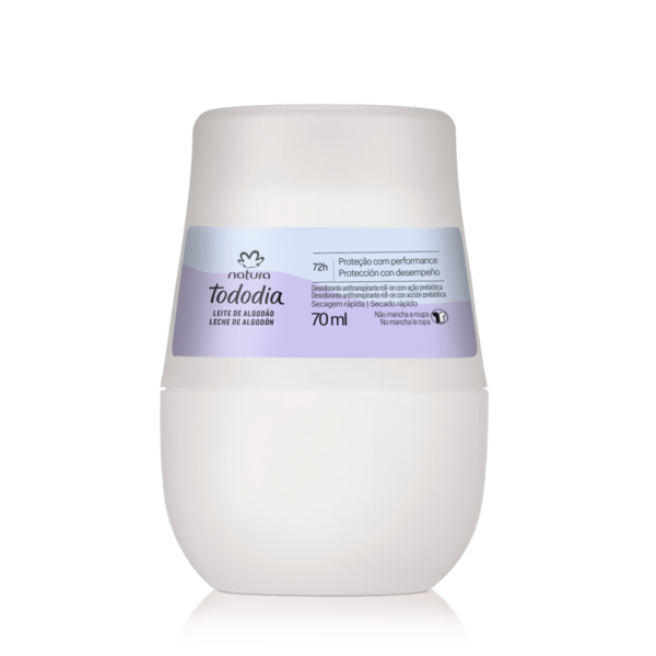 Desodorante antitranspirante Roll-on Leche de algodón, 70ml