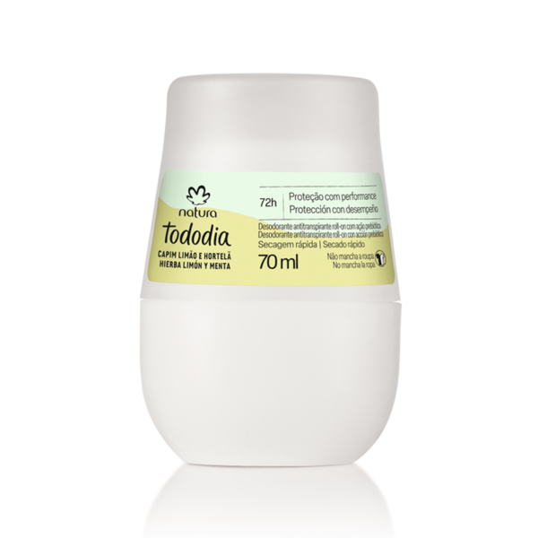 Desodorante antitranspirante Roll-on Hierba limón y menta, 70ml
