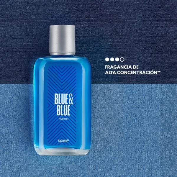 Blue & Blue For Him Perfume de Hombre, 75ml