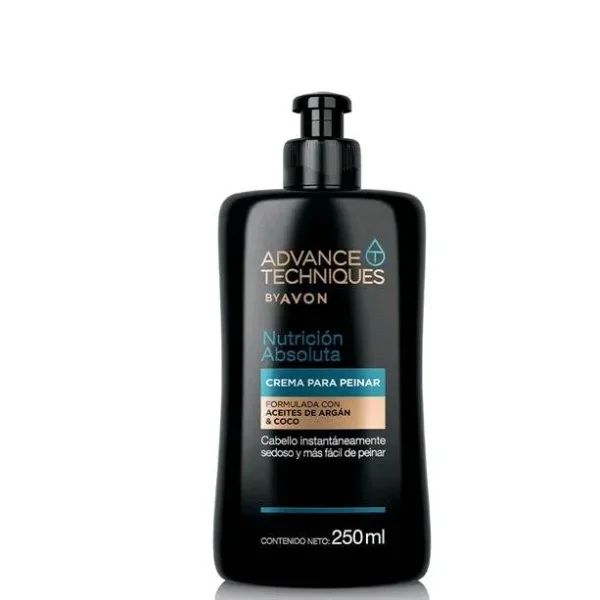 Crema Peinar Advance Techniques  Aceite De Argán y Coco Nutrición Absoluta, 250ml