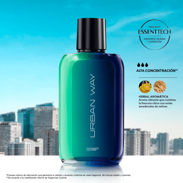 Urban Way Perfume de Hombre, 90ml