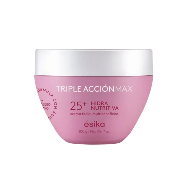 Crema Facial XL Hidra Nutritiva 25+ Triple Acción Max, 200g
