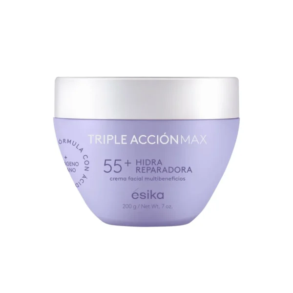 Crema facial Hidra Reparadora Triple Acción Max 55+ 200g