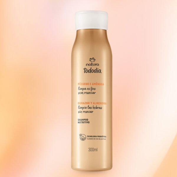 Shampoo nutritivo Tododia durazno y almendra - 300ml
