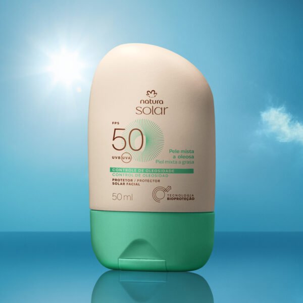 Protector Solar Facial Piel Mixta a Oleosa FPS 50 Natura Solar 50ml