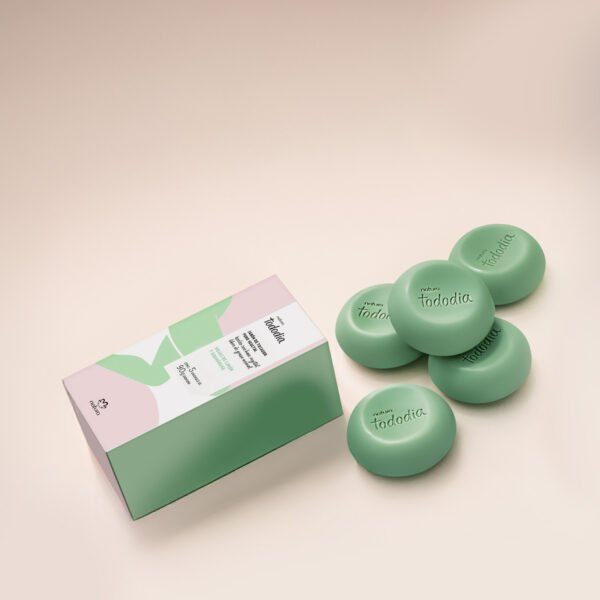 Jabones en barra hoja de limón y guanábana - 5und de 90g