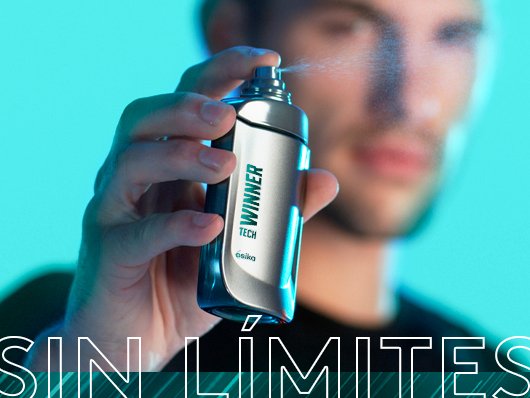 444 WINNER TECH Perfume de Hombre, 90ml