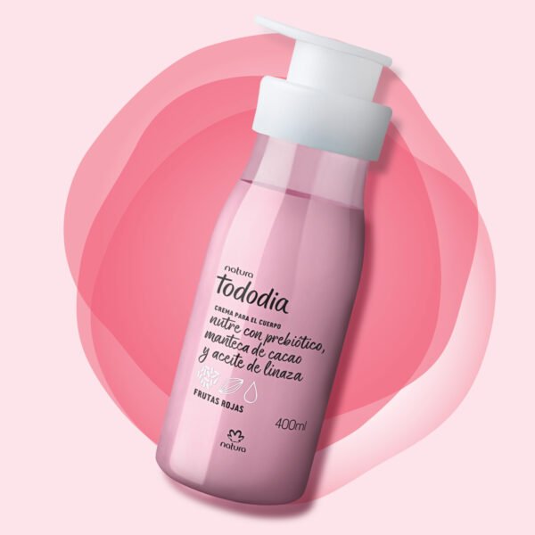 Crema nutritiva corporal Tododia frutas rojas - 400ml