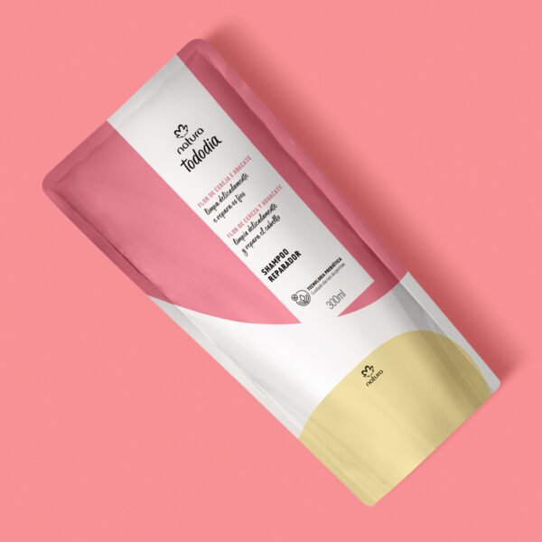 Repuesto shampoo reparador Tododia flor de cereza y aguacate- 300ml