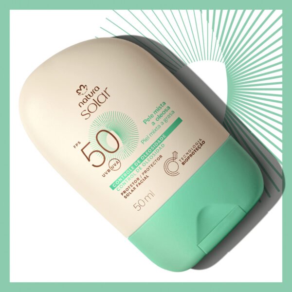 Protector Solar Facial Piel Mixta a Oleosa FPS 50 Natura Solar 50ml