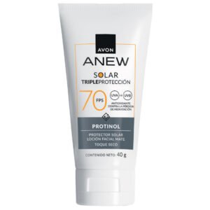 Triple Protección FPS 70 Protector Solar Loción Facial Mate - 40g