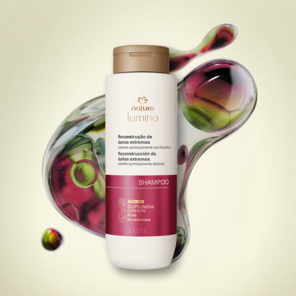 Shampoo reestructurante de Daños Extremos para Cabello Químicamente Dañado- 300ml