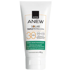 Triple Protección FPS 30 Protector Solar Fluido Facial Extra Mate - 40g