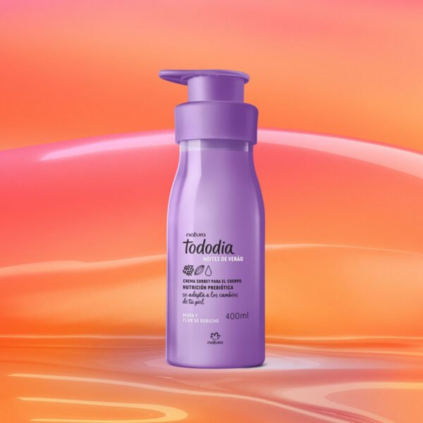 Crema Nutritiva para el Cuerpo Tododia Mora y Flor de Durazno 400 ml