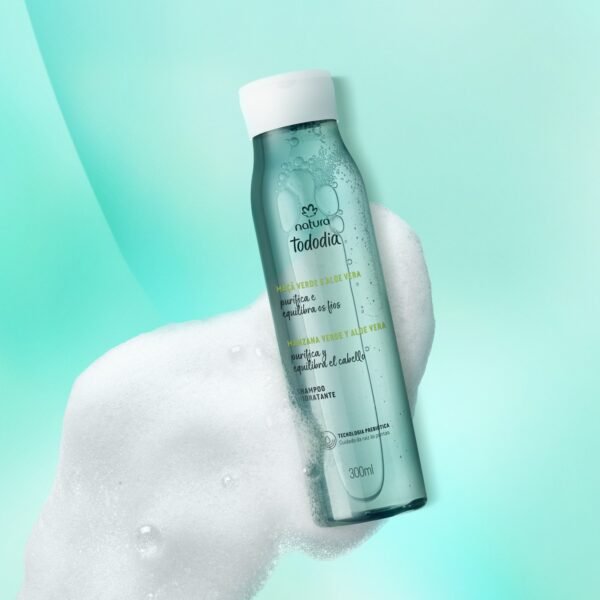 Shampoo hidratante Tododia manzana verde y aloe vera - 300ml