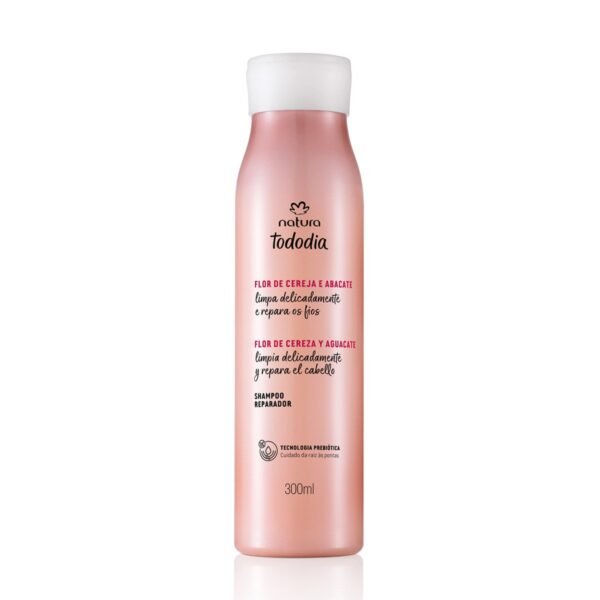 Shampoo reparador Tododia flor de cereza y aguacate - 300ml