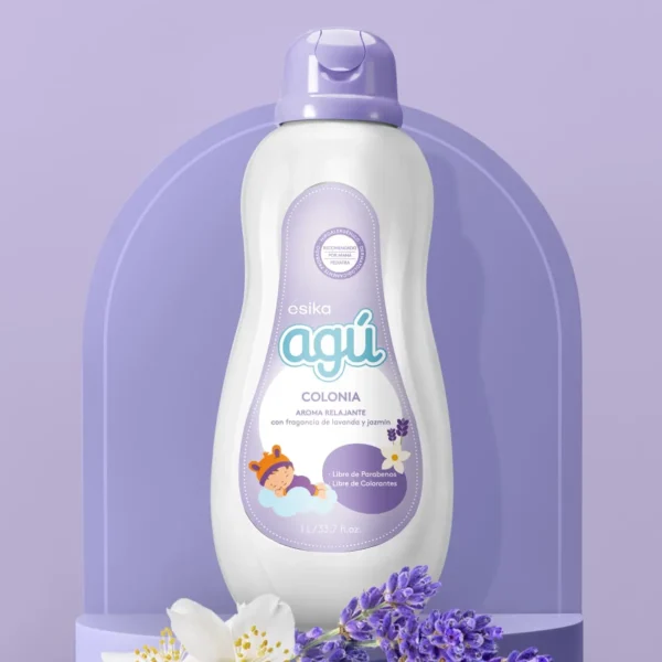 Colonia Relajante Agú Lavanda y Jazmín, 1lt
