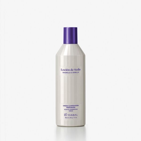 Loción iluminadora perfumada de Seda Magnolia y Vainilla, 210g