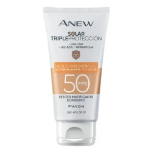 Triple Protección Loción Facial Mate Con Color FPS 50- 50ml