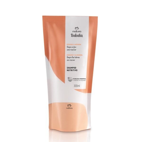 Repuesto shampoo nutritivo durazno y almendras- 300ml