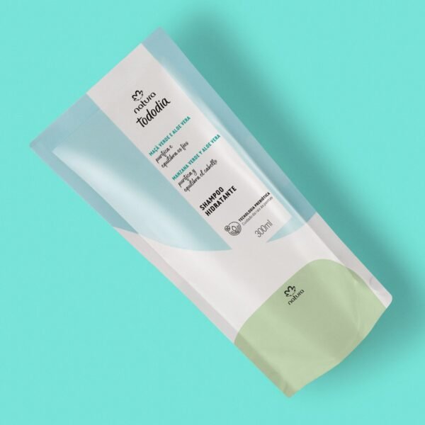Repuesto shampoo hidratante manzana verde y aloe vera- 300ml