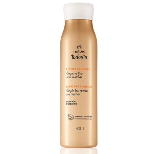 Shampoo nutritivo Tododia durazno y almendra - 300ml