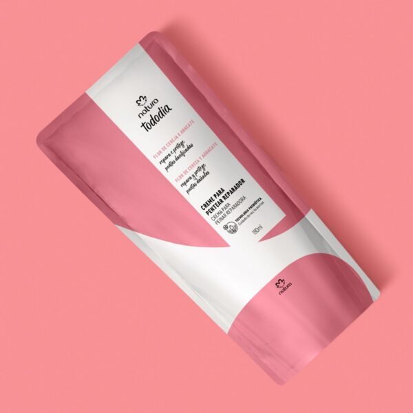 Repuesto crema para peinar reparadora Tododia flor de cereza y aguacate - 180ml