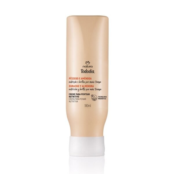 Crema para peinar nutritiva Tododia durazno y almendra - 180ml