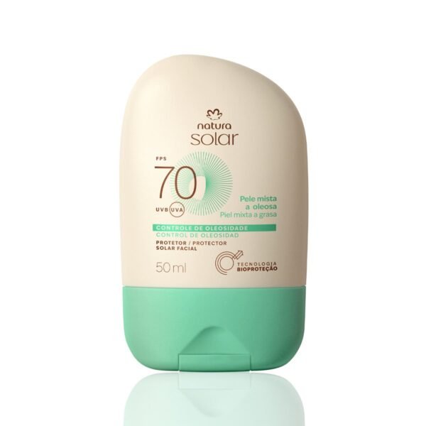 Protector Solar Facial Piel Mixta a Oleosa FPS 70 Natura Solar 50ml
