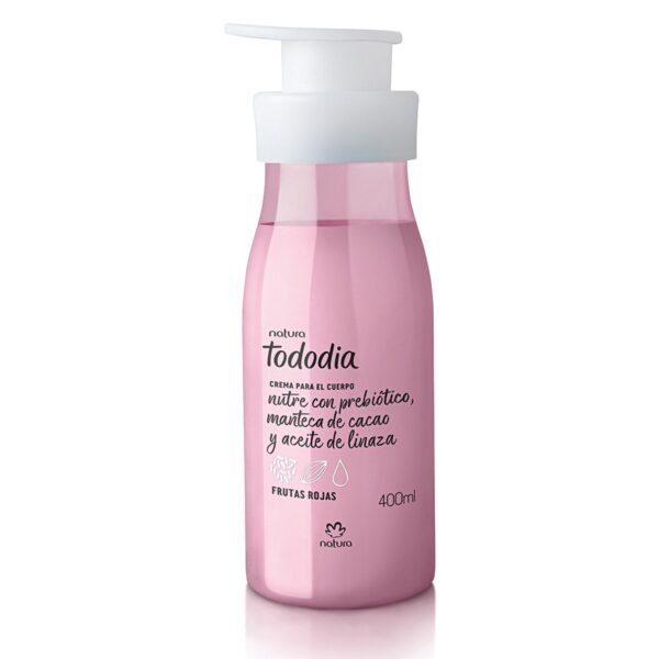 Crema nutritiva corporal Tododia frutas rojas - 400ml