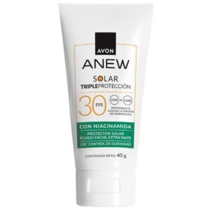 Triple Protección FPS 30 Protector Solar Fluido Facial Extra Mate - 40g